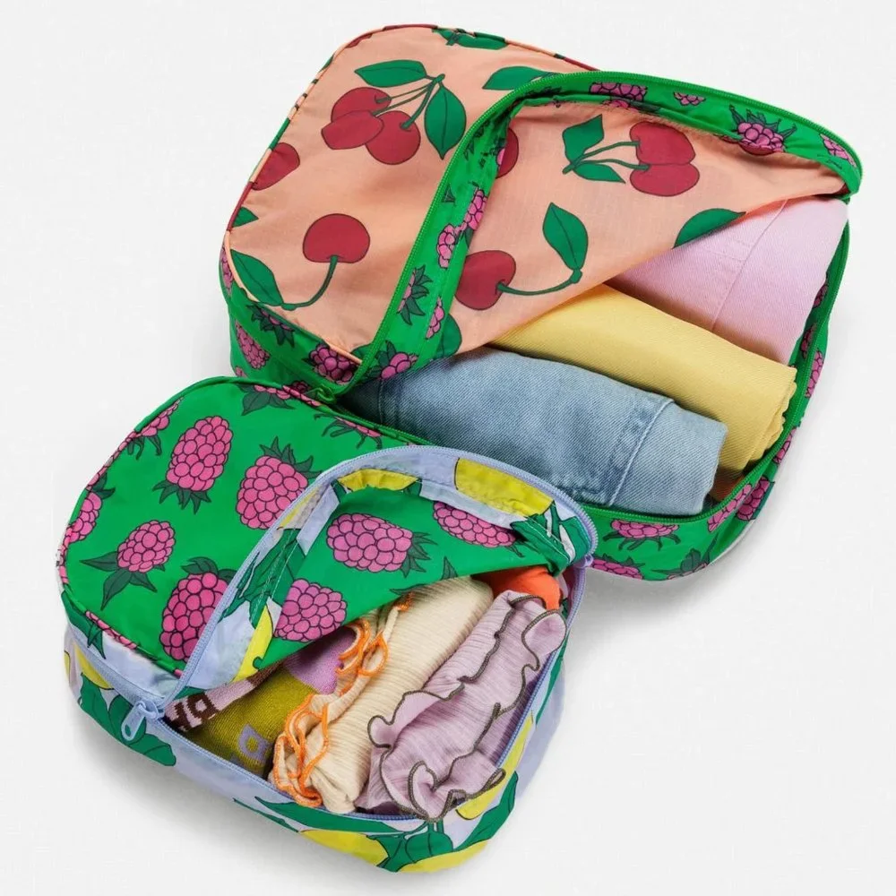NWT Baggu Packing Cube Set, Sunshine Fruit - Picture 2 of 6